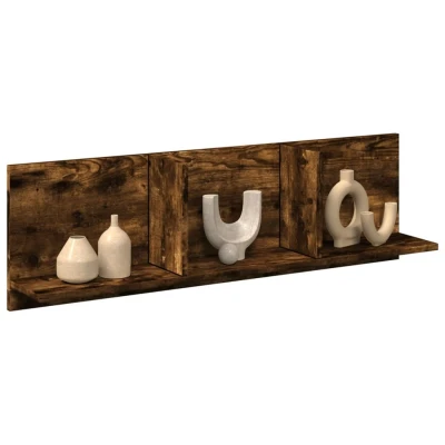 Afbeelding van vidaXL Wandkast 100x16,5x30 cm bewerkt hout gerookt eikenkleurig