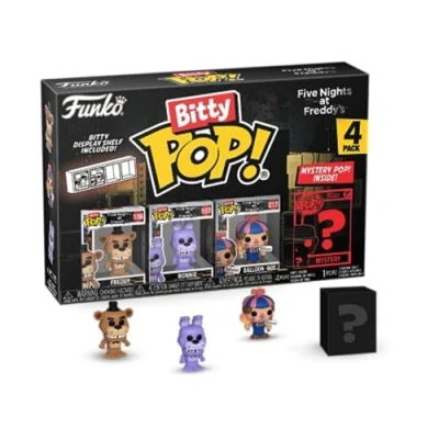 Image de Funko Bitty Pop! Five Nights At Freddy&#039;s (FNAF) Freddy Freddy, Bonnie, Balloon Boy et une Mini figurine Mystère en Surprise 2.2 Cm Fazbear