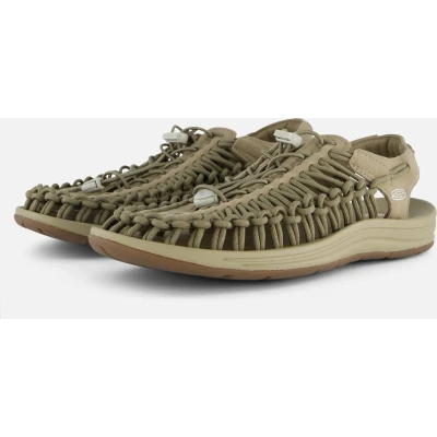 Afbeelding van Keen Uneek Outdoorsandalen, Heren, Maat: 41, Timberwolf/plaza taupe Textiel