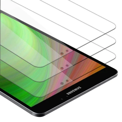 Afbeelding van Cadorabo 3x Screenprotector geschikt voor Samsung Galaxy Tab S2 (8 inch) in KRISTALHELDER Getemperd Pantser Film (Tempered) Display beschermend glas 9H hardheid met 3D Touch
