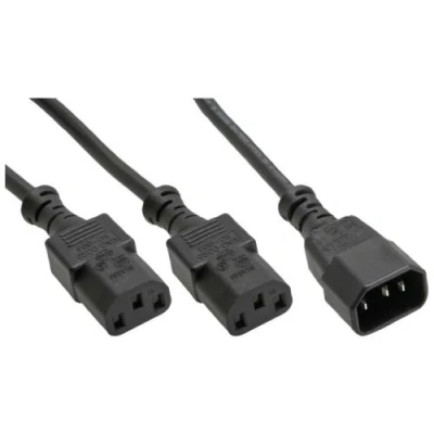 Image de InLine Y cable Répartiteur d&#039;alimentation IEC 60320 C14 pour power C13 5 m noir Allemagne