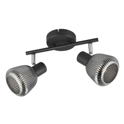Afbeelding van TRIO TARIFA Spot Zwart mat excl. 2x E14 4W