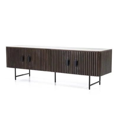 Afbeelding van Feelings Tv Meubel Maron 4 Drs Zwart 56,00cm x 45,00cm 170,00cm