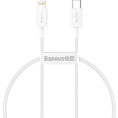 Afbeelding van Baseus Superior Series USB C naar Lightning PD 20W Wit 1.5 Meter
