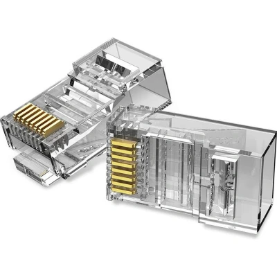 Afbeelding van Connector RJ45 Vention IDDR0 100 Transparant