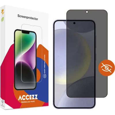 Afbeelding van Accezz Screenprotector Geschikt voor Samsung Galaxy S24 Plus Gehard glas Privacy