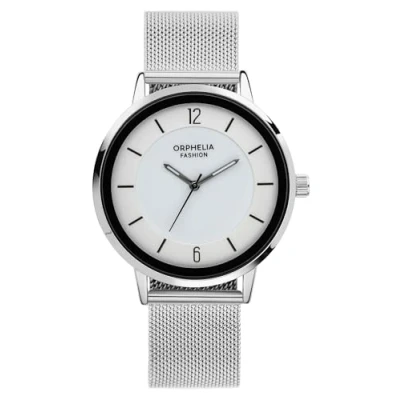 Afbeelding van Orphelia Modieus herenhorloge Moonwalk analoog met roestvrijstalen armband, zilver., armband