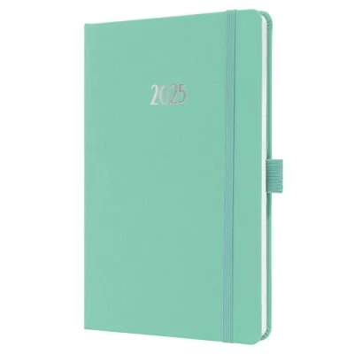 Afbeelding van Weekagenda Feel A5 2025 (NL/FR/EN/DU) Mighty Mint Hardcover