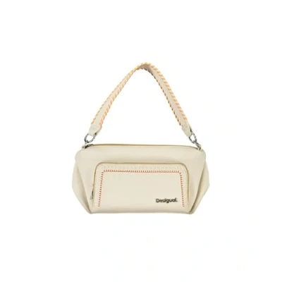 Afbeelding van Desigual Prime Urus Maxi Accessories PU handtas voor dames, Wit