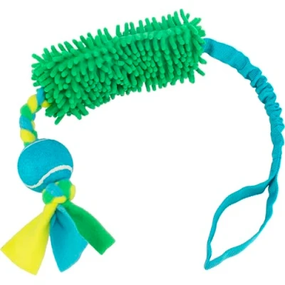 Afbeelding van Trixie Bungee Tugger met tennisbal speelgoed voor de hond 85 cm