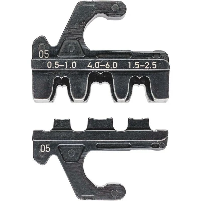 Image de KNIPEX 97 39 05 Profil de sertissage pour fiches connexion ouvertes non isolées (largeur fiche 4,8 + 6,3 mm)