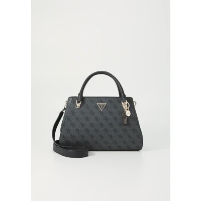 Afbeelding van Guess Noelle Luxury Satchel Dames Handtas Grijs One Size