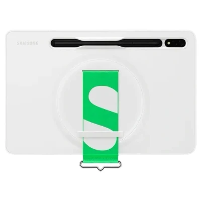 Image de Samsung TPU Back Cover avec Bracelet Blanc Galaxy Tab S7/S8