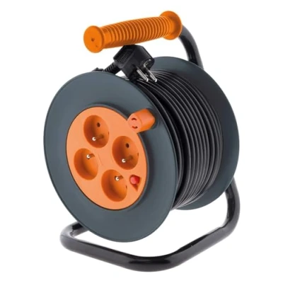 Afbeelding van Zenitech Kabelhaspel 4 stopcontacten 16A kabel 3G 1,5 mm² 20 m