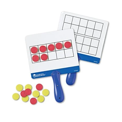 Afbeelding van Learning Resources Tien magnetische vakjes met rasterreactiedozen