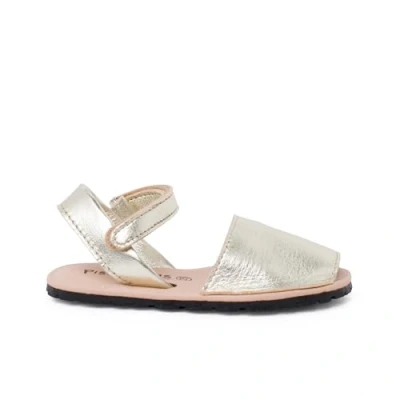 Afbeelding van Pisamonas Menorquinas Barefoot Sandalen voor kinderen, Maat: 23, Oro Textiel