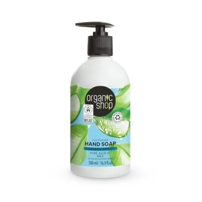 Afbeelding van Organic Shop Handzeep Aloe and Milk 500 ml