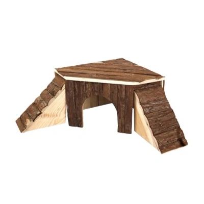 Afbeelding van Karlie wonderland huis met 2 ladders hout