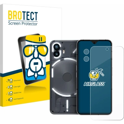 Afbeelding van BROTECT Screenprotector voor Nothing Phone (2) (Voor+Camera) Folie Beschermfolie Beschermglas transparant