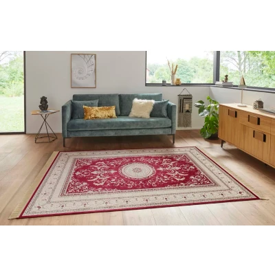 Afbeelding van Vloerkleed Antik Oriental 95x140cm Rood 123vloerkleed.nl is de online webshop voor vloerkleden en woonaccessoires.