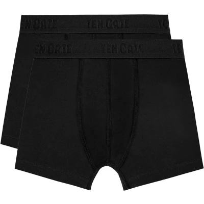 Afbeelding van ten Cate Short Organic Cotton Stretch Boys 2Pack Zwart 122128