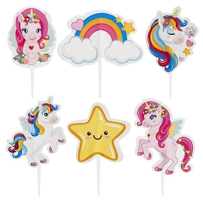 Afbeelding van Topper Unicorn / Eenhoorn