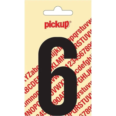 Afbeelding van Plakcijfer Nobel Sticker cijfer 6 Pickup