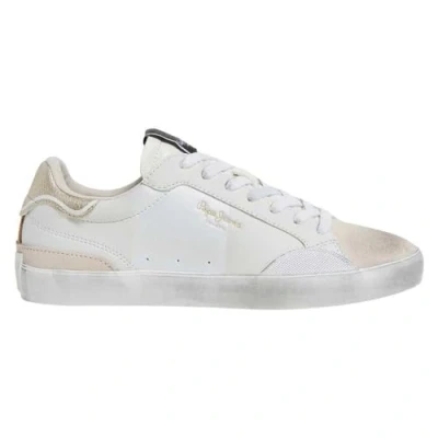 Afbeelding van Pepe Jeans LANE MOON Sneakers laag, Dames, Maat: 36, White Leer en imitatieleer