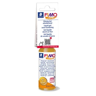 Image de Gel pâte polymère liquide 50 ml doré FIMO