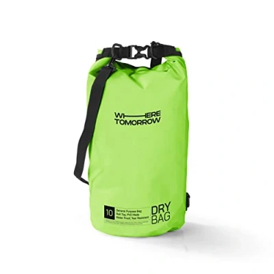 Afbeelding van Where Tomorrow PVC dry bag Style 01 10L groen