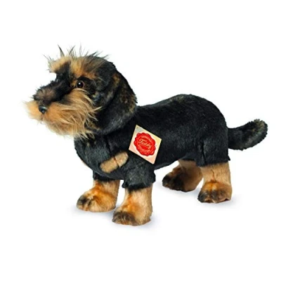 Afbeelding van Hermann Teddy Collectie 919230 pluche dier teckel hond staand 28 cm