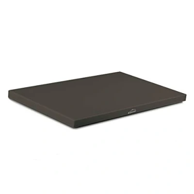 Afbeelding van Lacor 60480 keukensnijplank, polyethyleen met antislip pluggen, antibacterieel, vaatwasmachinebestendig, vormvast, 32,5 x 26,5 2 cm zwart