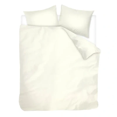 Afbeelding van Snoozing Sade Dekbedovertrek Extra breed 260x200/220 cm Ivoor