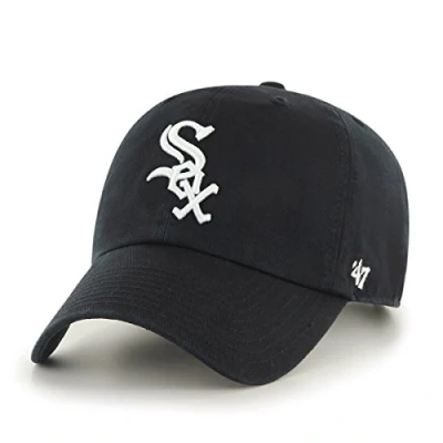 Afbeelding van &#039;47 MLB Clean Up Uniseks pet voor volwassenen, zwart, eenheidsmaat, zwart.