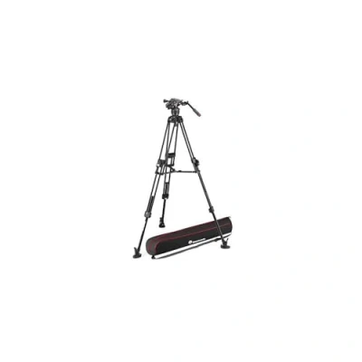Afbeelding van Manfrotto MVK608TWINFA Nitrotech 608 Video Head + aluminium Fast Twin Leg statiefkit