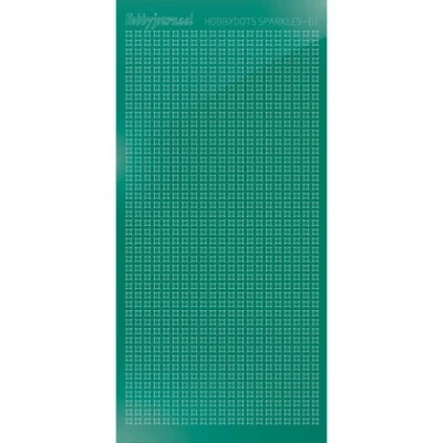 Afbeelding van Hobbydots sticker Sparkles 01 Mirror Christmas Green