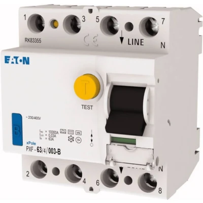 Afbeelding van Eaton 300302 PXF 63/4/003 B Aardlekschakelaar voor AC/DC 4 polig 63 A 0.03 230 V, 400 V
