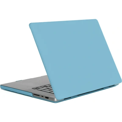 Afbeelding van iMoshion Laptop Cover Geschikt voor MacBook Pro 14 inch (2021) / (2023) M3 chip A2918 A2779 A2442 lichtblauw