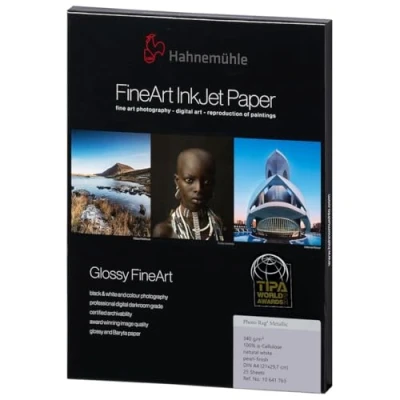 Afbeelding van Hahnemuhle Photo Rag Metallic 340g A4 Box 25 vellen