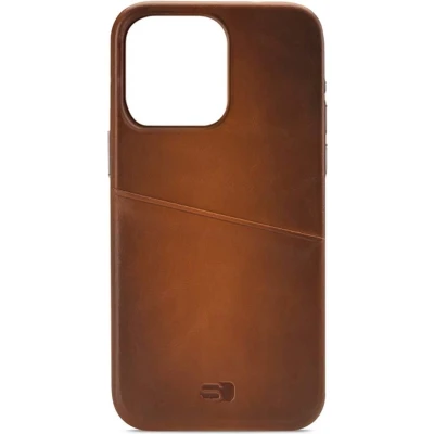 Afbeelding van Senza Desire Leather Cover with Card Slot Apple iPhone 14 Pro Burned Cognac