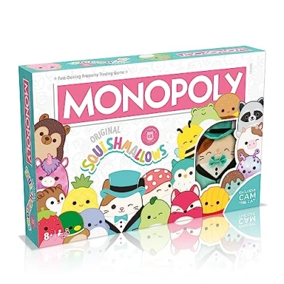 Afbeelding van Monopoly Squishmallows Collector’s Edition (Incl.Cam The Cat)(ENGELS)