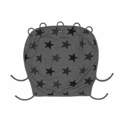 Afbeelding van Dooky Universal Cover Zonnescherm Kinderwagen Grey Stars