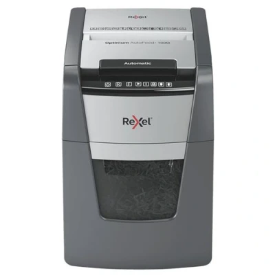 Image de Rexel Optimum AutoFeed+ 100M Destructeur de documents Micro coupe 2 x 15 mm P 5