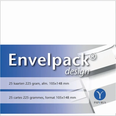 Afbeelding van Enkele kaarten Papyrus 105x148mm wit