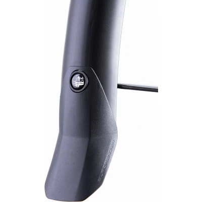 Afbeelding van Spatbordset 28&quot; Eurofender Lampo 58 mm breed mat zwart