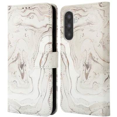 Afbeelding van imoshion Hoesje Geschikt voor Samsung Galaxy A36 Design Bookcase smartphone Sandy Marble