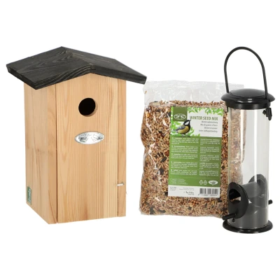Afbeelding van Best For Birds Compleet Pimpelmeespakket Nestkast Multi Color per stuk