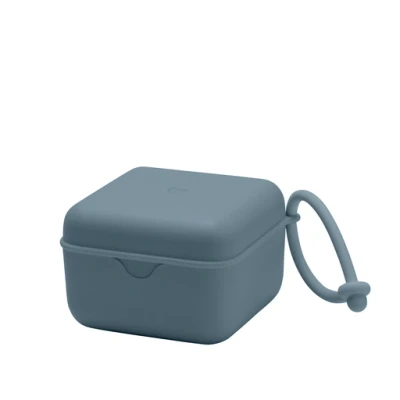 Afbeelding van Bibs Speenhouder Pacifier Box Petrol 1 stuk