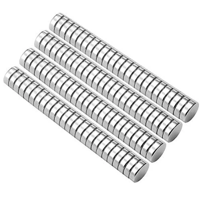 Afbeelding van kleine koelkastmagneten, multifunctioneel, voor koelkast, wetenschap, beroepen, ronde schijfmagneten, zilver, 5 mm x 1 mm, 100 stuks