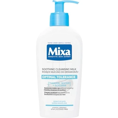 Afbeelding van Mixa Melkmake up, optimale tolerantie, lichte emulsie, geen gevoelige wrijving, allergische reactie, 200 ml